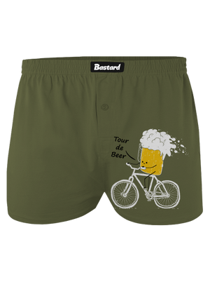 Tour de beer pánske trenky Khaki