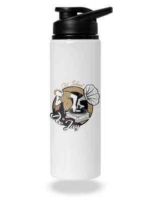 Old school DJ flaša na vodu White