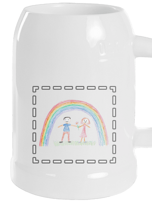 Detské kresby - Nahraj vlastnú polliter White