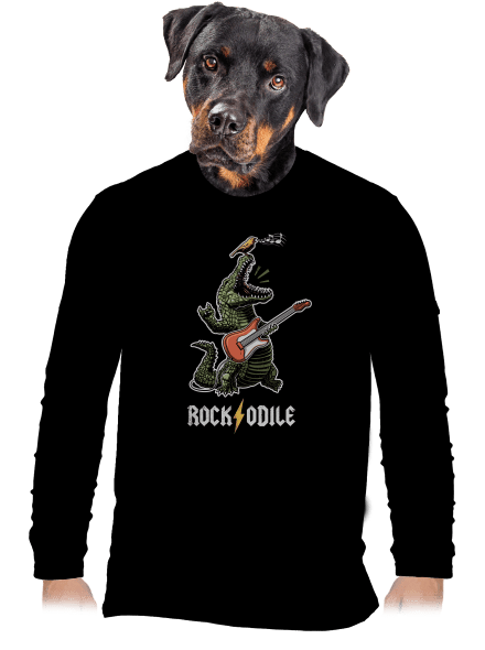 Rockodile pánske dlhý rukáv Black