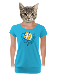 dámske tričko s lemom