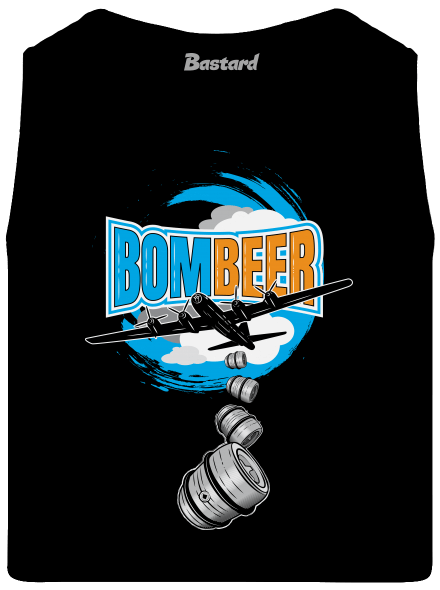 BomBeer pánske tielko Black