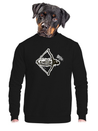 unisex mikina bez kapucne