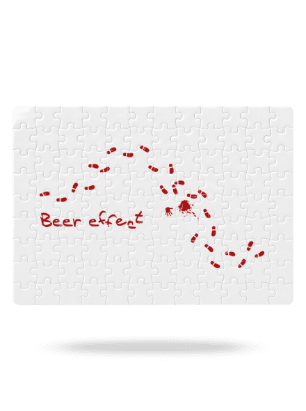 Beer effect! puzzle White