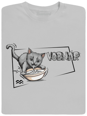 Mačací horoskop: Vodnár pánske tričko Pacific Grey