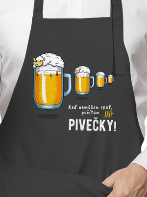 Pivečka zástera Dark Grey