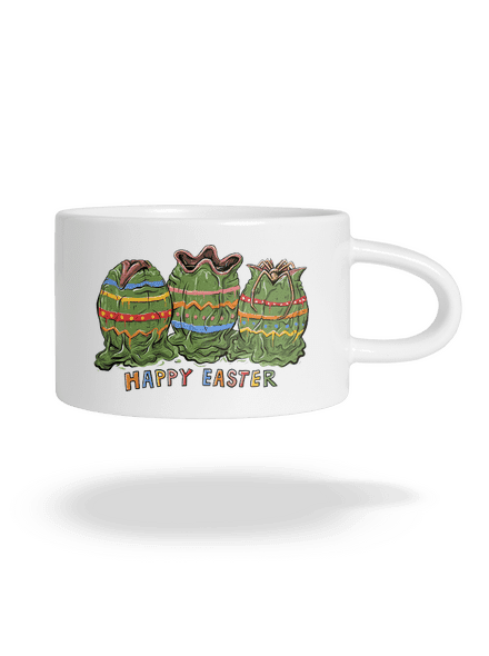 Happy Easter hrnček makronka White