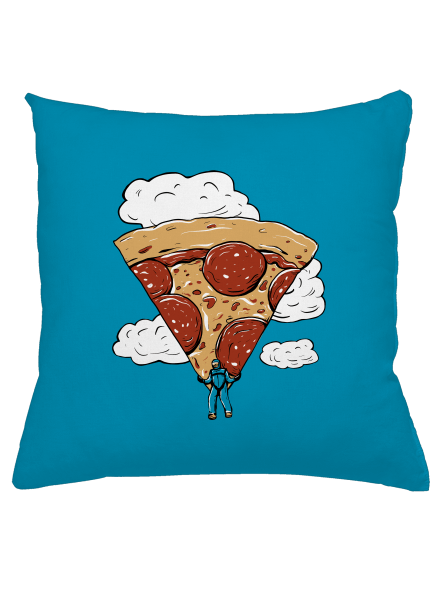 Pizzašutista vankúš Blue Turquoise