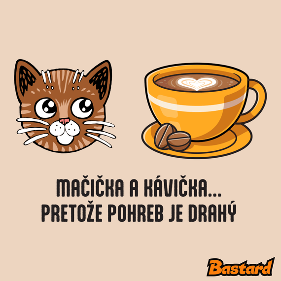 Mačička a kávička