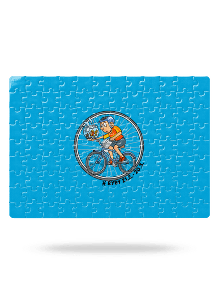 Cyklistický horoskop: Ryby puzzle White