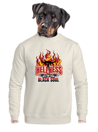 unisex mikina bez kapucne