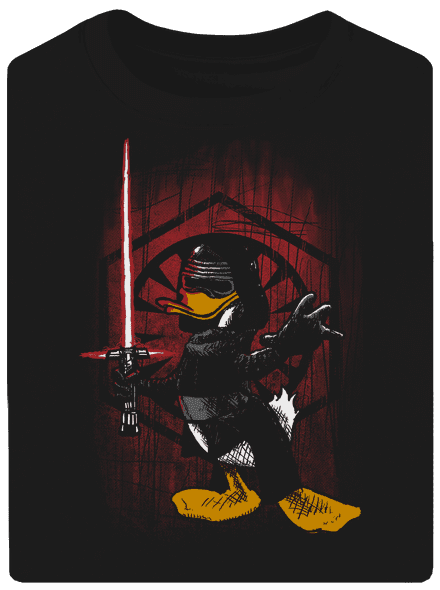 Kylo Duck unisex tričko oversized Black