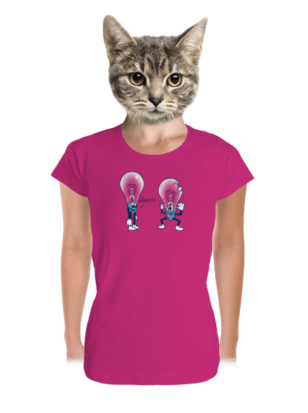 Prdlá dámske tričko prémium Magenta