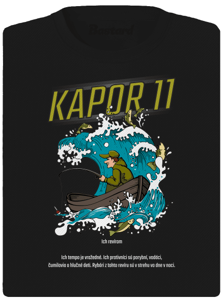 Kapor 11 dámske športové tričko Black