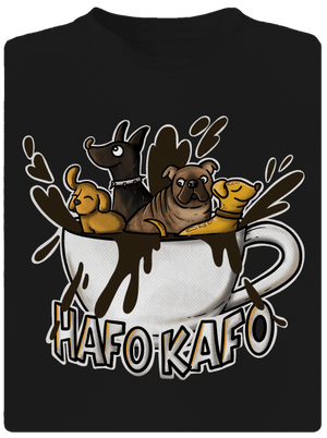 Hafo kafo detské športové tričko Black