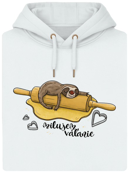 Milujem váľanie unisex mikina premium Snowwhite