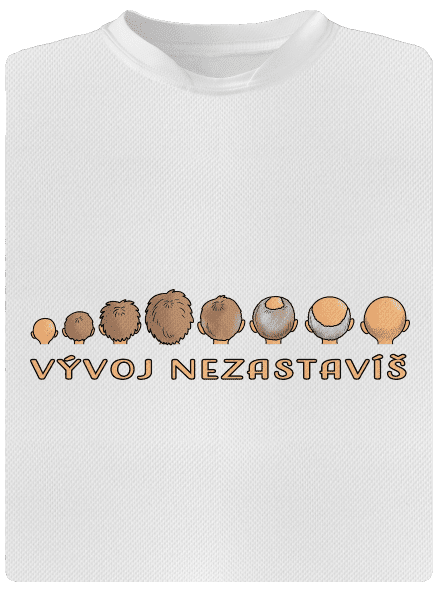 Vývoj nezastavíš detské športové tričko White