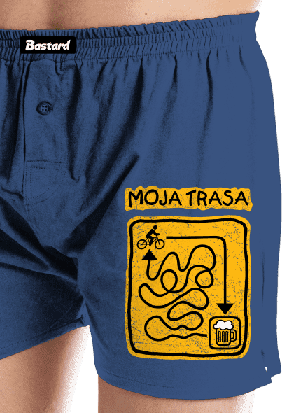 Moja trasa pánske trenky Blue