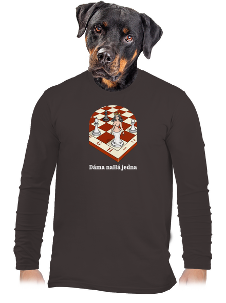 Dáma nahá jedna pánske dlhý rukáv Bear Brown