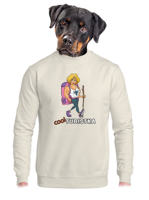 unisex mikina bez kapucne