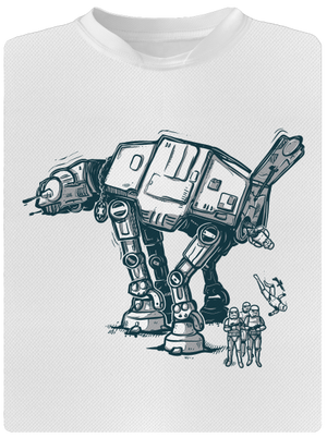 AT-AT detské športové tričko White
