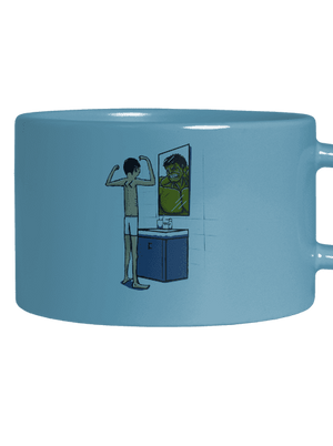 Hulk hrnček makronka Blue Macaron