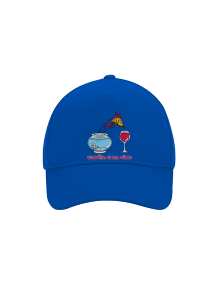 Skočím si na víno šiltovka baseballka Bright Royal