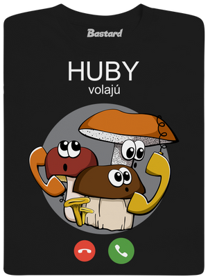 Huby volajú detské tričko Black