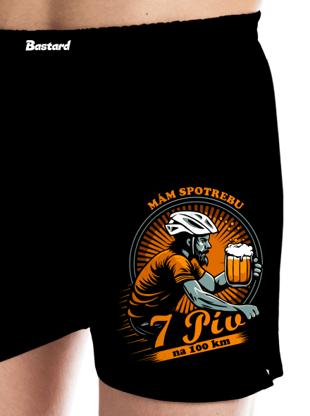 Spotreba 7 na 100 pánske trenky Black