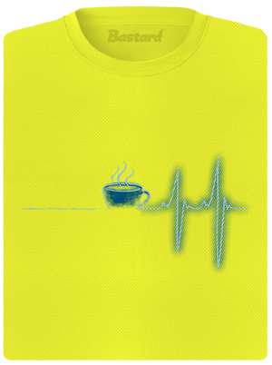 Coffee help dámske športové tričko Neon Yellow