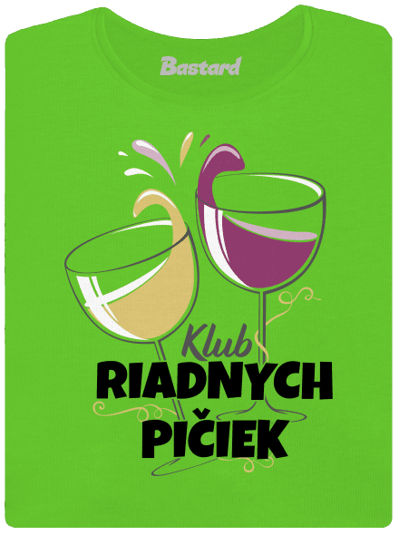 Klub riadnych pičiek dámske tričko Apple Green
