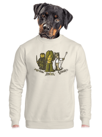 unisex mikina bez kapucne