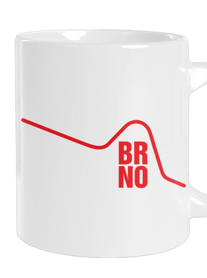 Brno veľký hrnček White