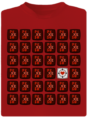 Pexeso pánske športové tričko Red Mal