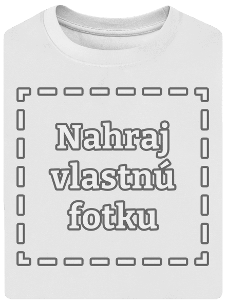 Vlastná potlač unisex tričko oversized White