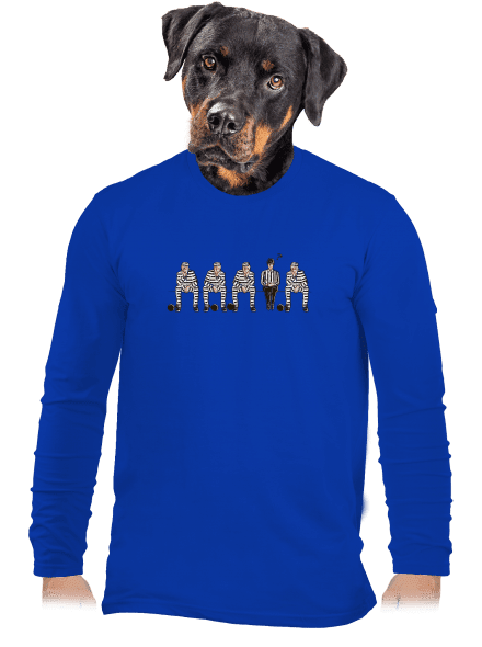 Nevinný pánske dlhý rukáv Royal Blue