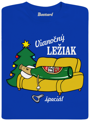 Vianočný ležiak pánske tričko Royal Blue