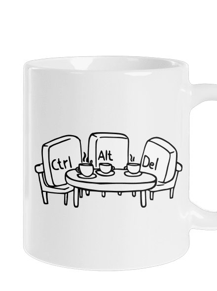 Nerozluční kamaráti klasický hrnček White