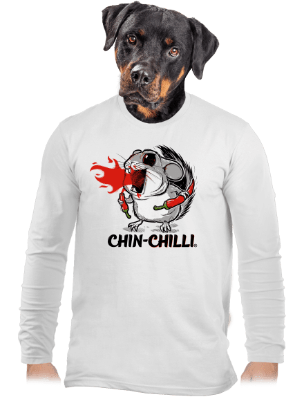 Chinchilli pánske dlhý rukáv White