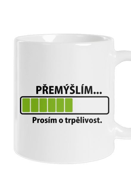 Premýšľam klasický hrnček White