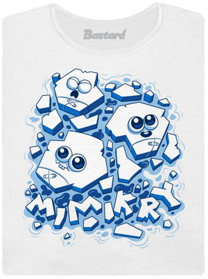 Ľadové mimikry dámske tričko White