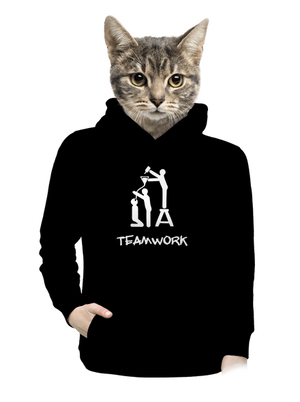 dámska mikina klokanka