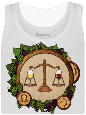 Vínny horoskop: Váha dámske tielko klasické White