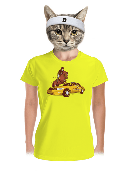 Taxis dámske športové tričko Neon Yellow