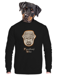 unisex mikina bez kapucne