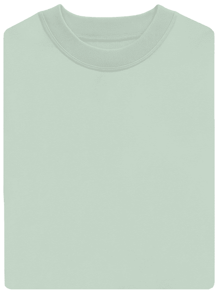 Bez potlače unisex mikina bez kapucne Blush Mint