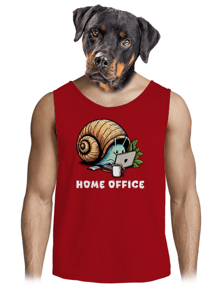 Slimákov home office pánske tielko Red