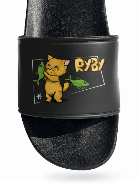 Mačací horoskop: Ryby šľapky Black