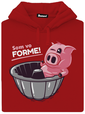 Vo forme dámska mikina klokanka Red Mal