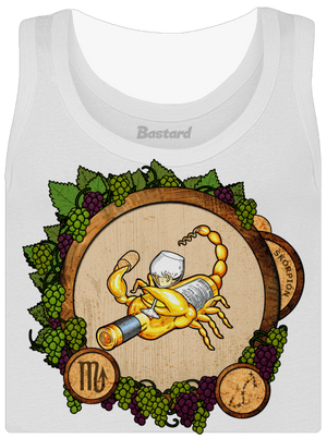 Vínny horoskop: Škorpión dámske tielko klasické White